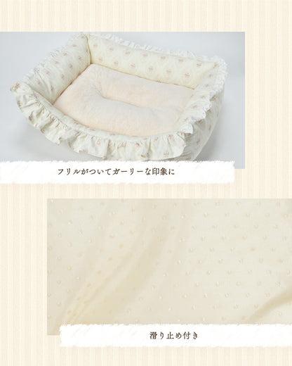 花柄ベッド Free Un TouTou -アントゥトゥ- 犬用 UT25AW ut257089