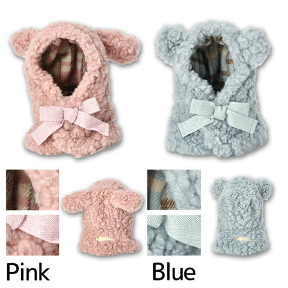 もこもこ耳付き帽子 S/M/L Un TouTou -アントゥトゥ- 犬用 帽子 UT25AW ut252096