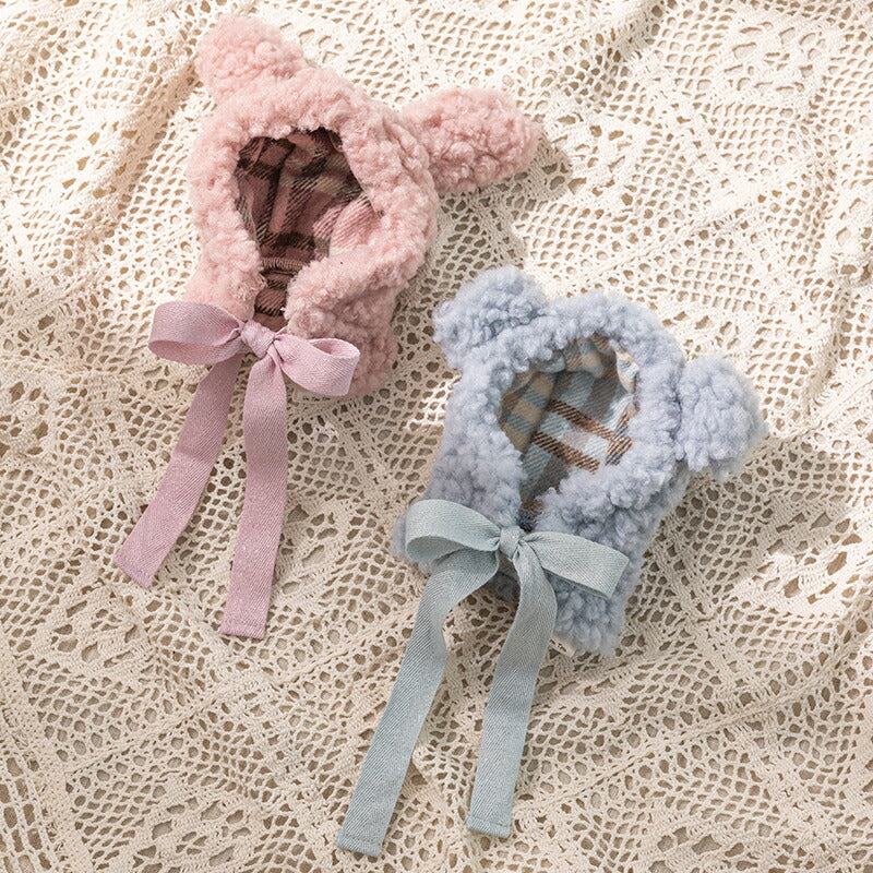 もこもこ耳付き帽子 S/M/L Un TouTou -アントゥトゥ- 犬用 帽子 UT25AW ut252096