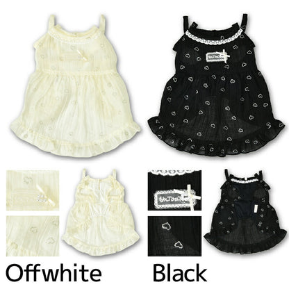 レーシーラメワンピ XS/S/M/L/XL/XXL Un TouTou -アントゥトゥ- 犬服 ドッグウェア UT26SS ut261123