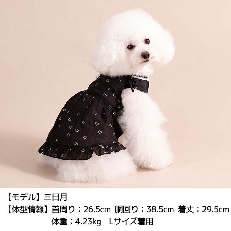 レーシーラメワンピ XS/S/M/L/XL/XXL Un TouTou -アントゥトゥ- 犬服 ドッグウェア UT26SS ut261123
