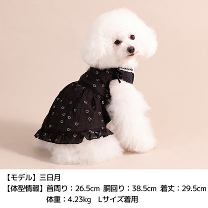 レーシーラメワンピ XS/S/M/L/XL/XXL Un TouTou -アントゥトゥ- 犬服 ドッグウェア UT26SS ut261123