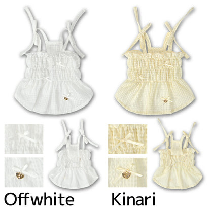 ティアードキャミワンピ XS/S/M/L/XL/XXL Un TouTou -アントゥトゥ- 犬服 ドッグウェア UT26SS ut261125