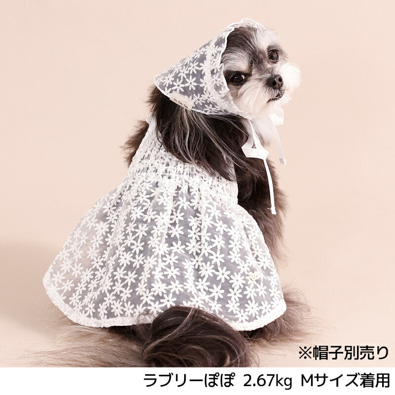 花柄レースワンピ XS/S/M/L/XL/XXL Un TouTou -アントゥトゥ- 犬服