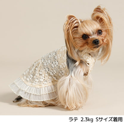 エプロン風ワンピ XS/S/M/L/XL/XXL Un TouTou -アントゥトゥ- 犬服 ドッグウェア UT26SS ut261130