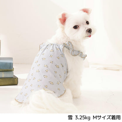 小花柄肩フリルキャミ XS/S/M/L/XL/XXL/DS/DM Un TouTou -アントゥトゥ- 犬服 ドッグウェア UT26SS ut261134
