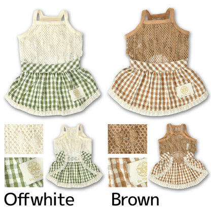 ポコポコワンピース XS/S/M/L/XL/XXL Un TouTou -アントゥトゥ- 犬服 ドッグウェア UT26SS ut261139