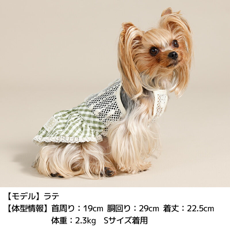 ポコポコワンピース XS/S/M/L/XL/XXL Un TouTou -アントゥトゥ- 犬服 ドッグウェア UT26SS ut261139
