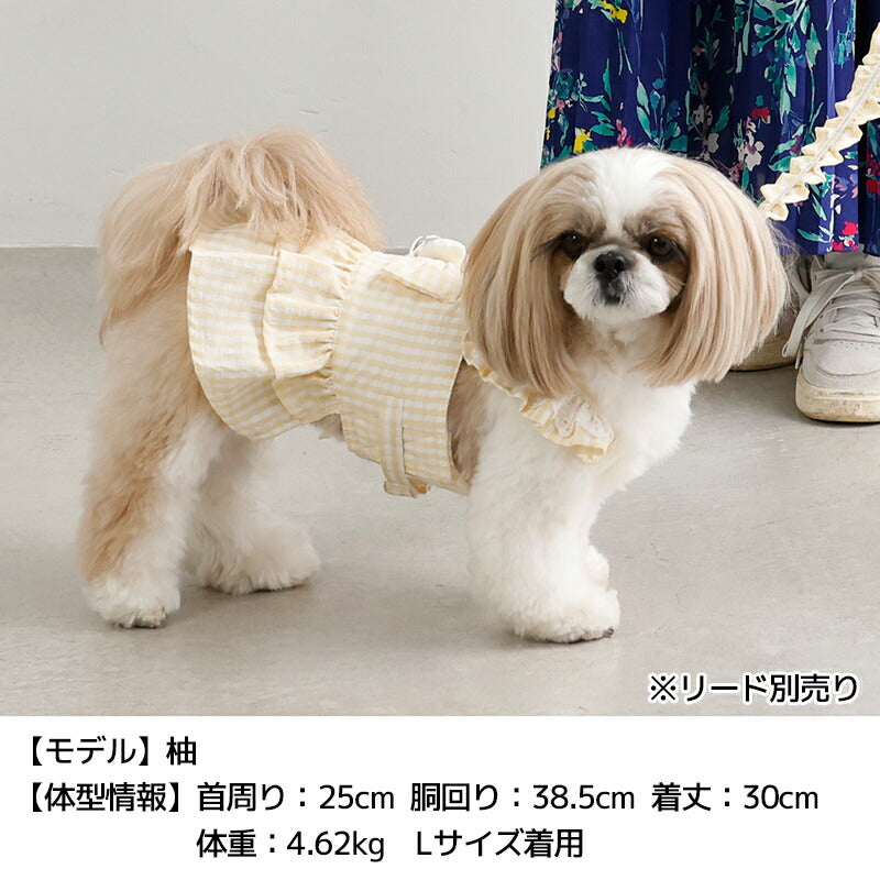 フリルリボンハーネス S/M/L Un TouTou -アントゥトゥ- 犬用 UT26SS ut269165