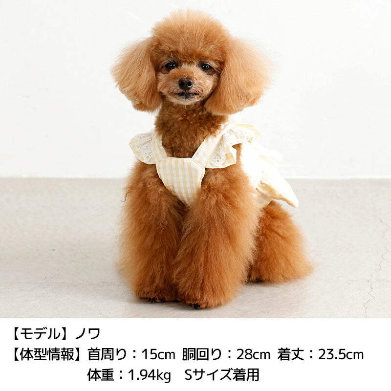 フリルリボンハーネス S/M/L Un TouTou -アントゥトゥ- 犬用 UT26SS ut269165