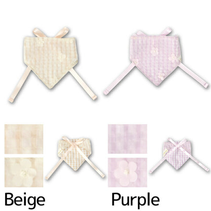 お花チェック帽子 S/M/L Un TouTou -アントゥトゥ- 犬用 UT26SS ut262171