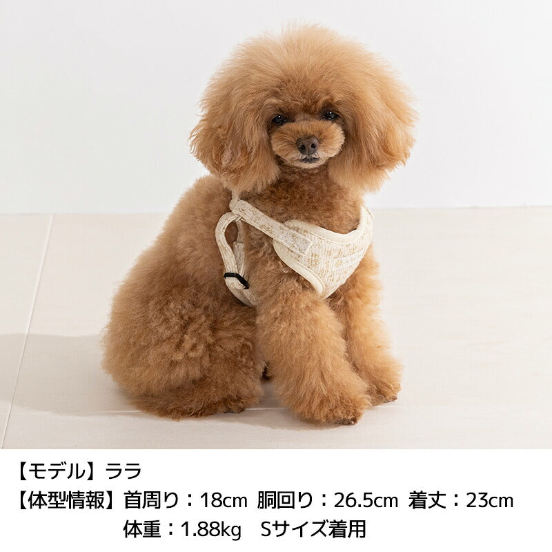 花柄ハーネス Un TouTou -アントゥトゥ- 犬用 UT26AW ut269176