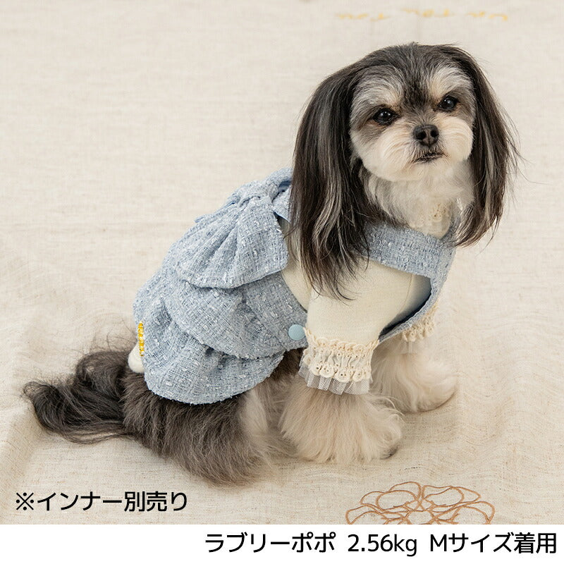 ツイードジャンパースカート XS/S/M/L/XL/XXL Un TouTou -アントゥトゥ- 犬服 ドッグウェア UT26AW ut261191
