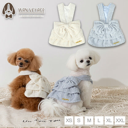 ツイードジャンパースカート XS/S/M/L/XL/XXL Un TouTou -アントゥトゥ- 犬服 ドッグウェア UT26AW ut261191
