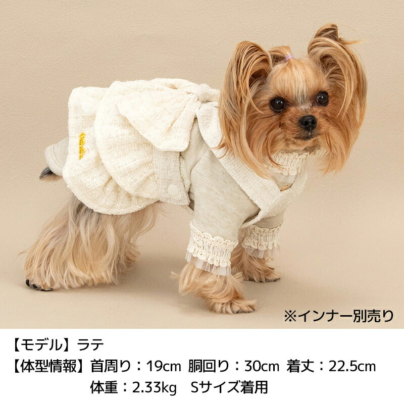 ツイードジャンパースカート XS/S/M/L/XL/XXL Un TouTou -アントゥトゥ- 犬服 ドッグウェア UT26AW ut261191