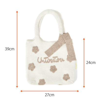 お花柄ロゴバッグ Free Un TouTou -アントゥトゥ- 犬服 ドッグウェア UT26AW ut268203