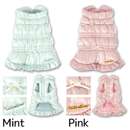 シャーリングワンピアウター XS/S/M/L/XL/XXL/DS/DM Un TouTou -アントゥトゥ- 犬服 ドッグウェア UT26AW ut261209