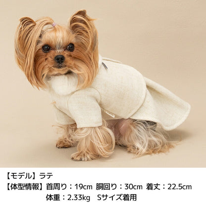 ケープ風ワンピアウター XS/S/M/L/XL/XXL/DS/DM Un TouTou -アントゥトゥ- 犬服 ドッグウェア UT26AW ut261211