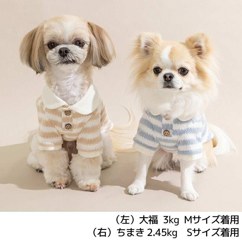 ボーダーTシャツ XS/S/M/L/XL/XXL/DS/DM Un TouTou -アントゥトゥ- 犬服 ドッグウェア UT26AW ut261219
