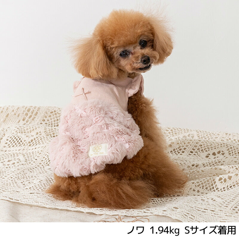 ローズバルーンワンピ XS/S/M/L/XL/XXL Un TouTou -アントゥトゥ- 犬服 ドッグウェア UT26AW ut261226