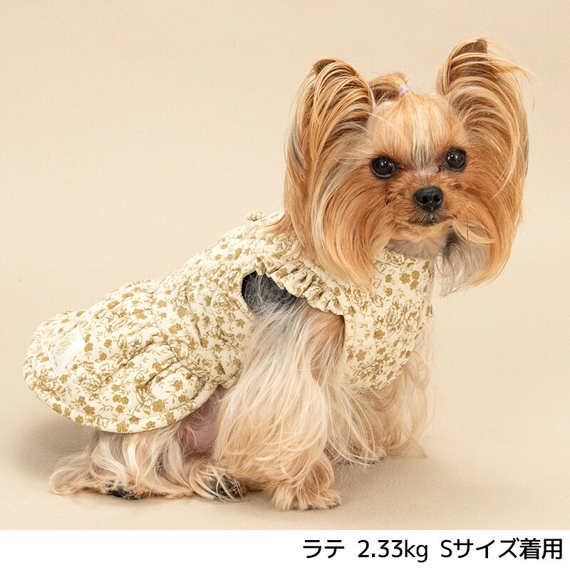 ティペット付きワンピ XS/S/M/L/XL/XXL Un TouTou -アントゥトゥ- 犬服 ドッグウェア UT26AW ut261228