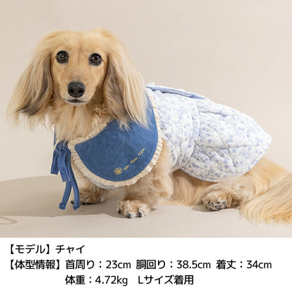 ティペット付きワンピ XS/S/M/L/XL/XXL Un TouTou -アントゥトゥ- 犬服 ドッグウェア UT26AW ut261228