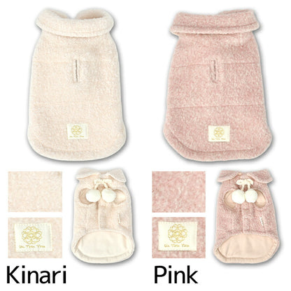 ポンポン付きアウター XS/S/M/L/XL/XXL/DS/DM Un TouTou -アントゥトゥ- 犬服 ドッグウェア UT26AW ut261240