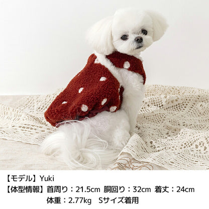 ドットバルーンチュニック XS/S/M/L/XL/XXL/DS/DM Un TouTou -アントゥトゥ- 犬服 ドッグウェア UT26AW ut261247