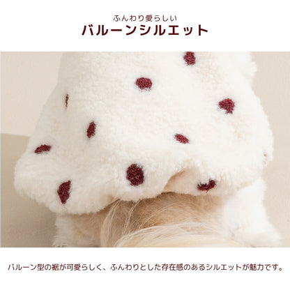 ドットバルーンチュニック XS/S/M/L/XL/XXL/DS/DM Un TouTou -アントゥトゥ- 犬服 ドッグウェア UT26AW ut261247