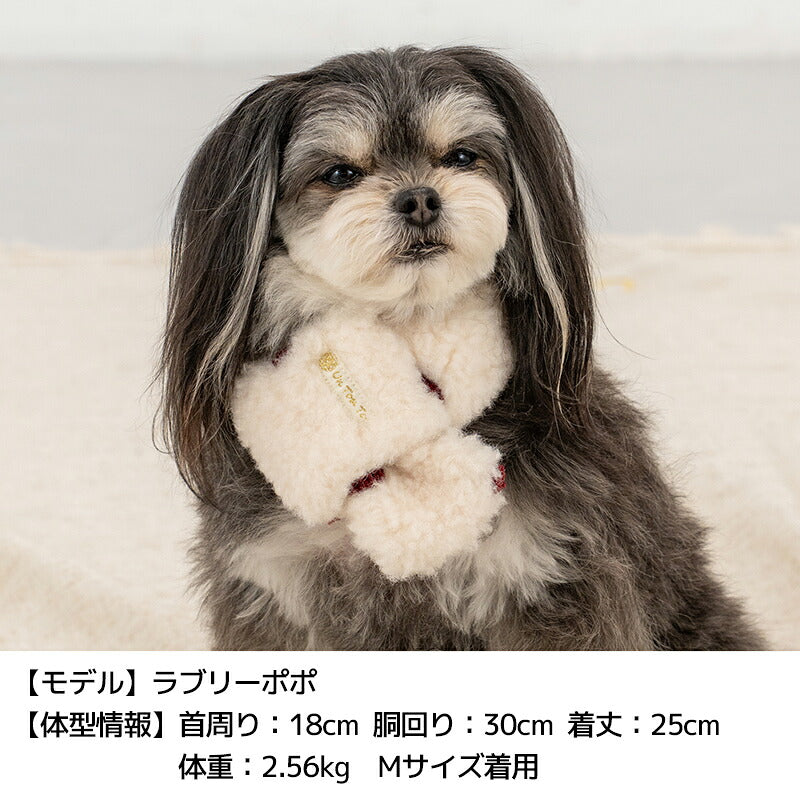 ドットマフラー S/M/L Un TouTou -アントゥトゥ- 犬服 ドッグウェア UT26AW ut262255