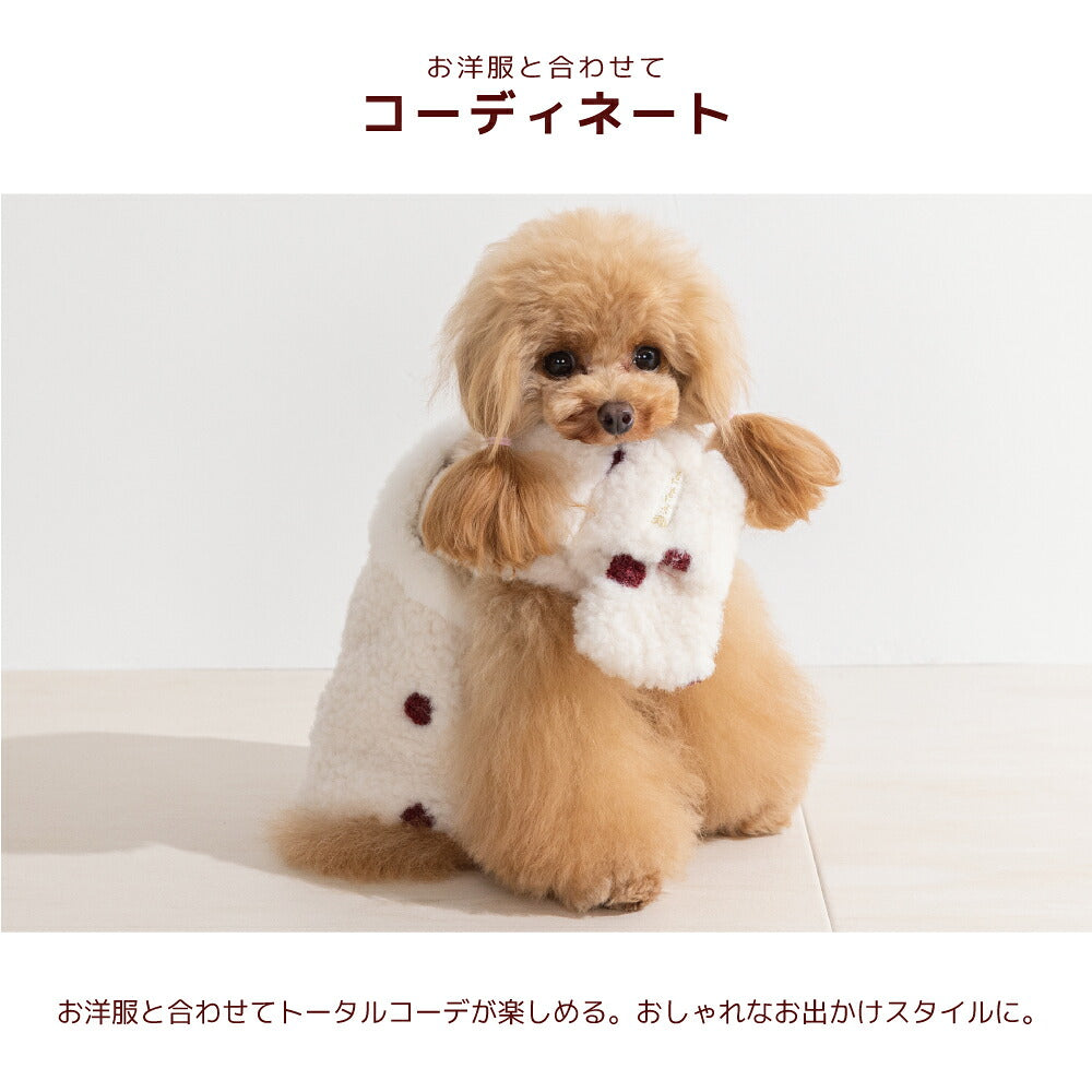 ドットマフラー S/M/L Un TouTou -アントゥトゥ- 犬服 ドッグウェア UT26AW ut262255