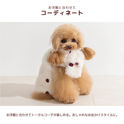 ドットマフラー S/M/L Un TouTou -アントゥトゥ- 犬服 ドッグウェア UT26AW ut262255