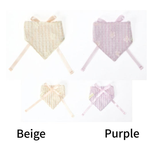 お花チェック帽子 S/M/L Un TouTou -アントゥトゥ- 犬用 UT26SS ut262171