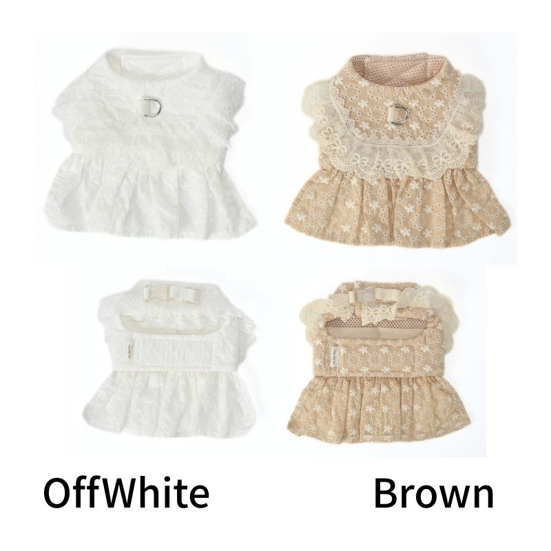 ナチュラルレースハーネス S/M/L Un TouTou -アントゥトゥ- 犬用 UT26SS ut269169