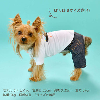おさかなTシャツ 犬服 ドッグウェア S/M/L/XL/XXL ワンボヤージュ ブラウニーズ トイプードル チワワ ダックス br131541-1
