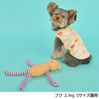 ハート柄ベロアタンク 3XS/2XS/XS/S/M Solgra Baby-ソルグラベイビー- 犬服 ドッグウェア 犬用 ペット用 コスプレ トイプードル チワワ ポメラニアン SO21AW so151112-1