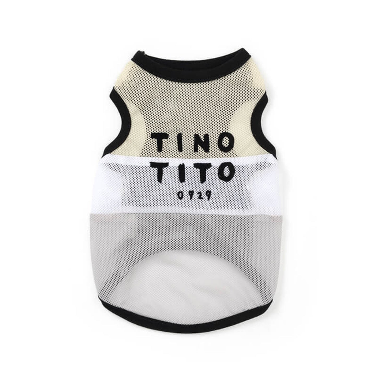 バイカラータンクトップ 犬服 ドッグウェア XS/S/M/L/XL/XXL ワンボヤージュ TINOTITO ティノティート トイプードル チワワ ダックス tt101018-1