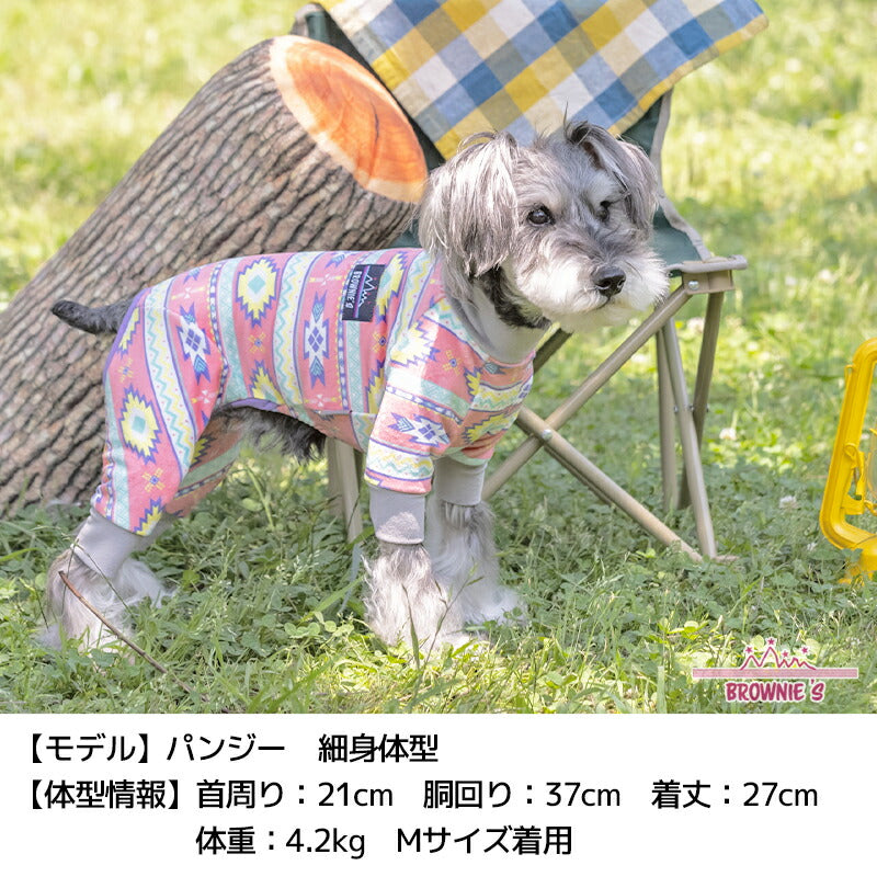 Lサイズ 犬服 タータンチェック ホワイト ロンパースズボン ペット服