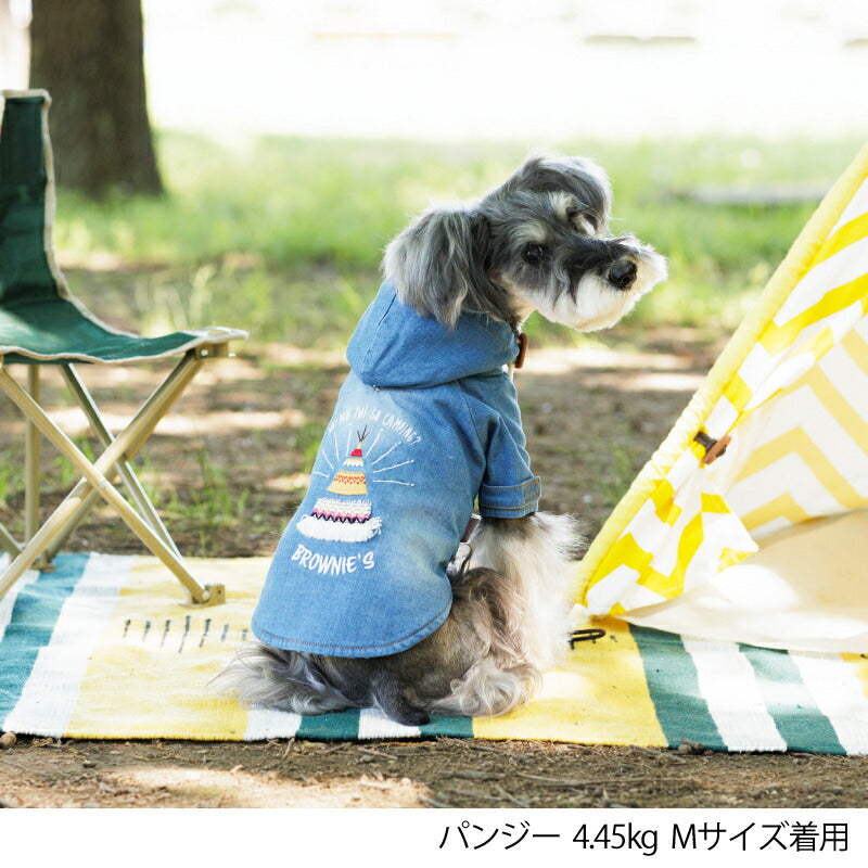 ティピー刺繍デニムコート S/M/L/XL/XXL BROWNIE'S-ブラウニーズ- 犬服