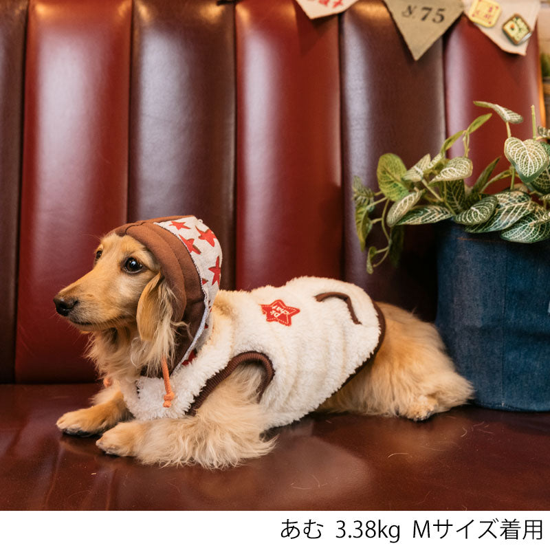 アシメ柄パーカ XS/S D's Chat-ディーズチャット- 犬服 ドッグウェア 小型犬 トイプードル チワワ ポメラニアン DS22AW ds162159-1
