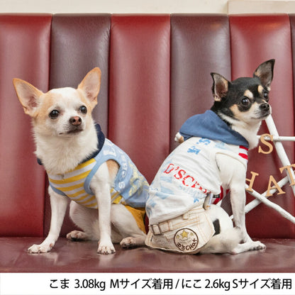 GOサマープリントパーカ XL/XXL D's Chat-ディーズチャット- 犬服 ドッグウェア 小型犬 トイプードル チワワ ポメラニアン DS23SS ds231165-3