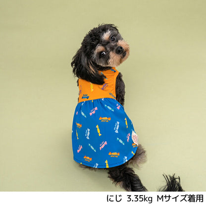 キャンディ柄ワンピ XS/S/M/L/XL D's Chat-ディーズチャット- 犬服 小型犬 ドッグウェア DS24SS ds241215-1
